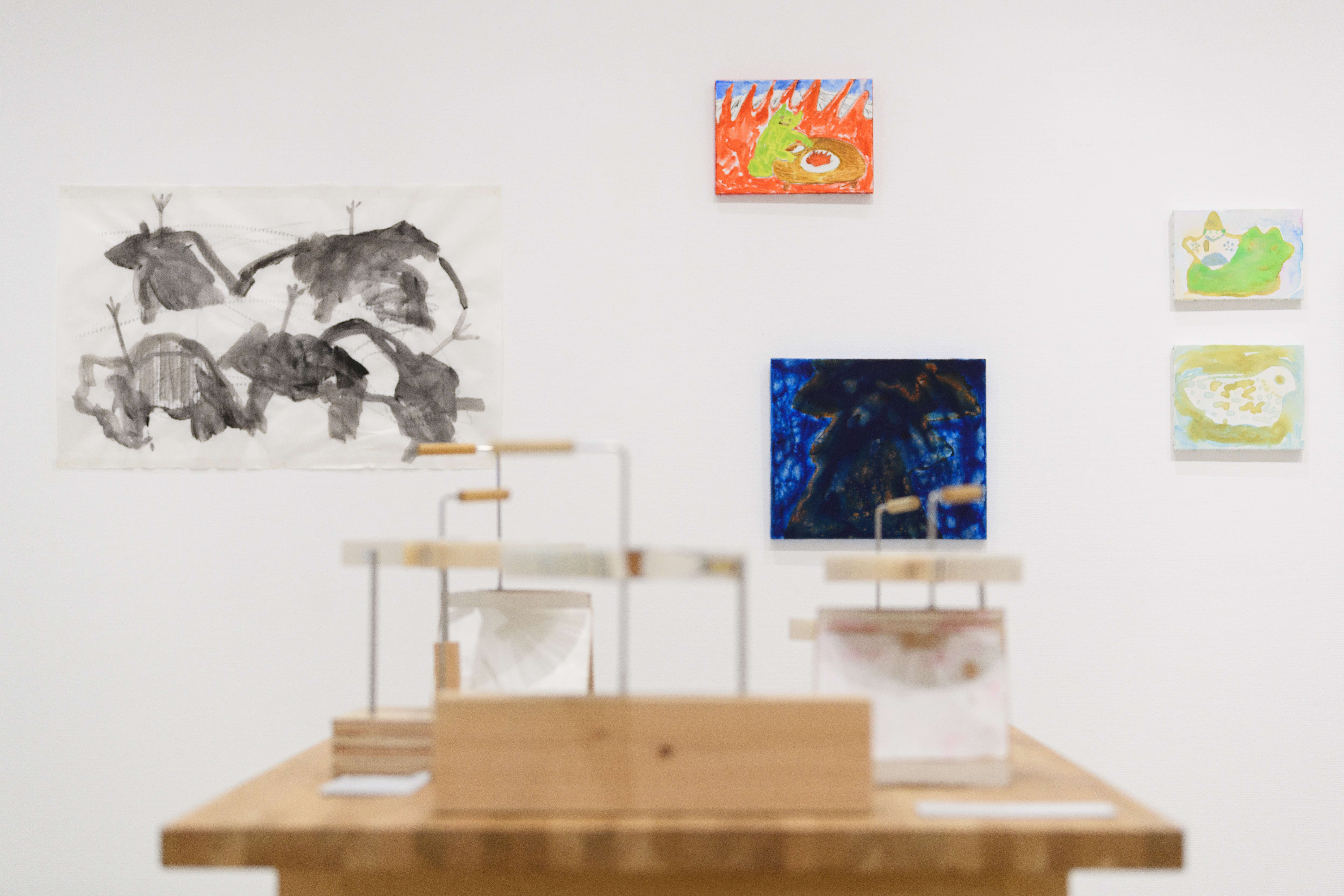 2020年には富山美術館でワークショップ、ギャラリー展示「物語の、準備に、備える。」を行なった（撮影 柳原良平）
