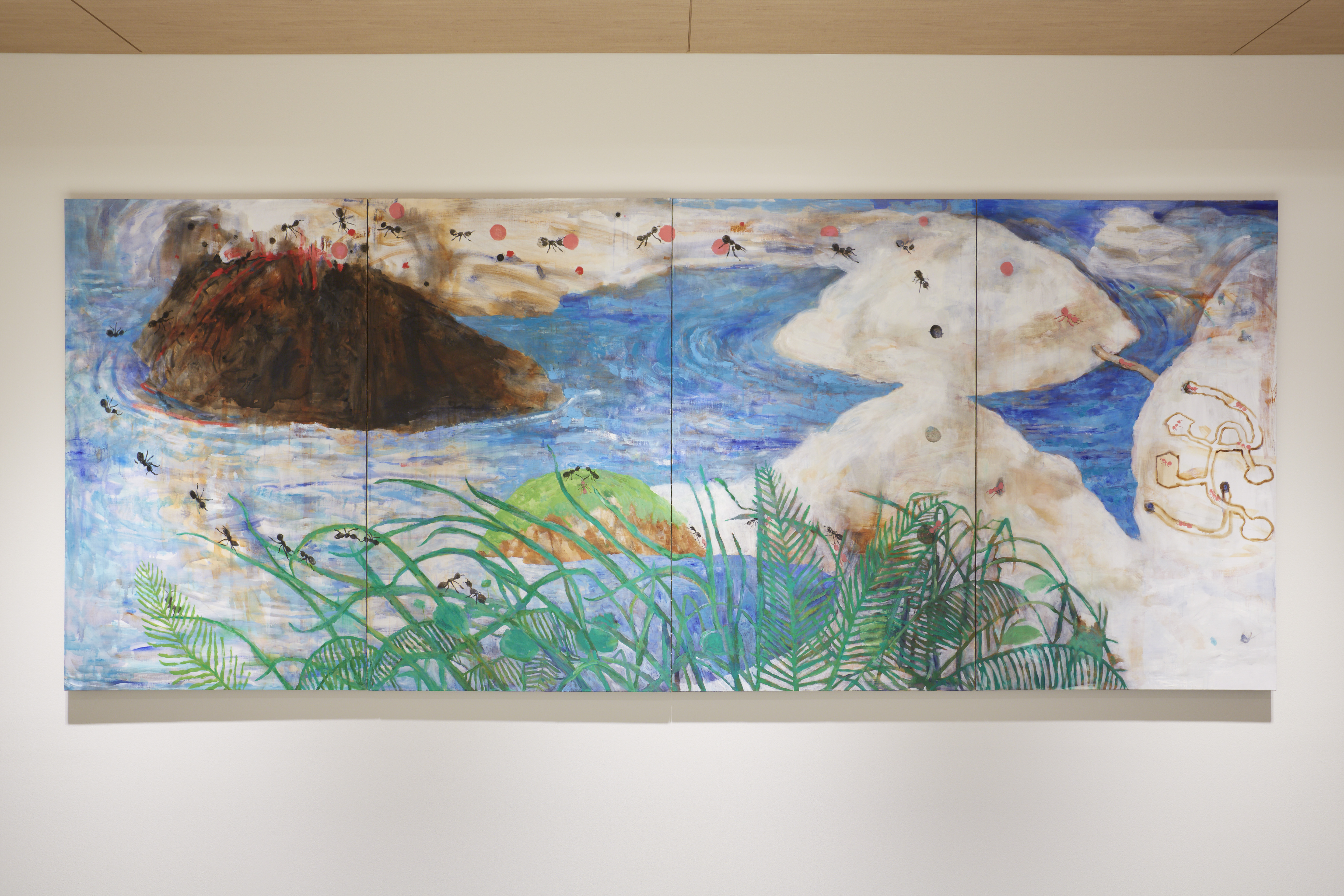 受賞された蓮沼さんの作品
「新しい昔話」（2015年）
